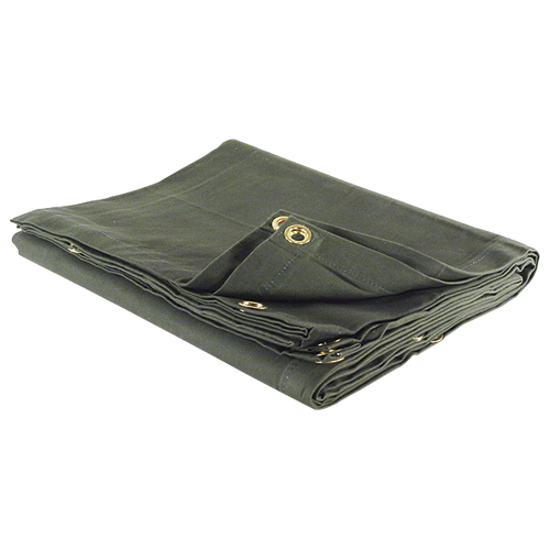 NEW HEAVY DUTY 12 OZ. CANVAS TARPS  HUNTER GREEN/7' X 9'