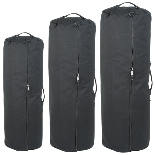 CANVAS ZIPPER DUFFLES