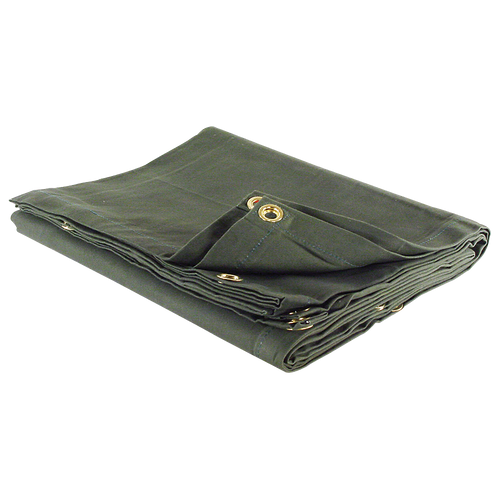 NEW HEAVY DUTY CANVAS TARPS HUNTER GREEN/12' X 24'