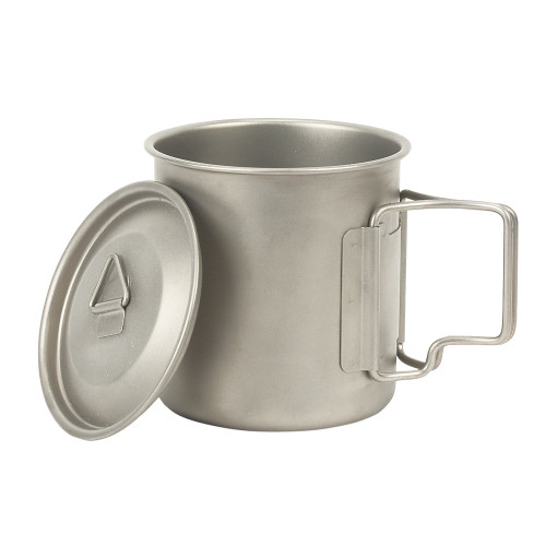 TITANIUM CUP WITH LID