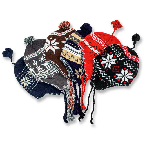 ASSORTED KNIT EAR COVER HATS