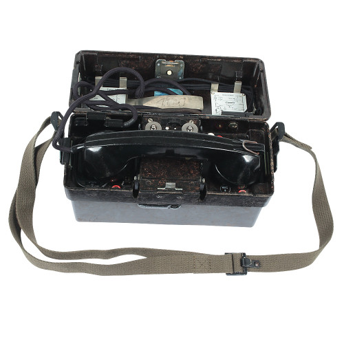 GERMAN MILITARY SURPLUS FIELD PHONE