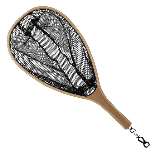 FISH NET WITH WOOD HANDLE (20" LONG)