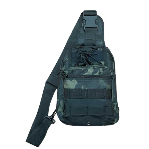 SLING BAG BLACK CAMO