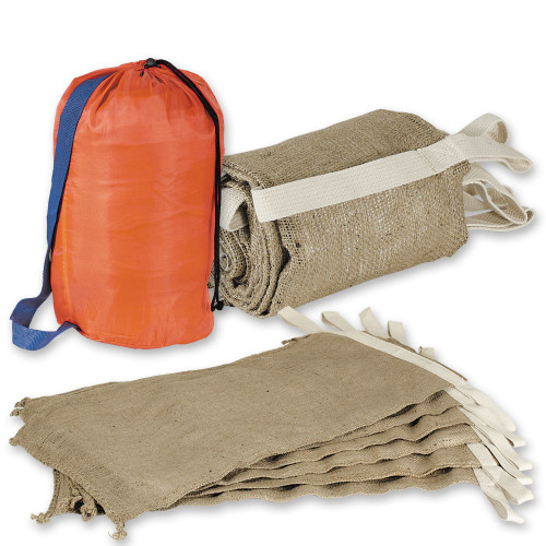 HOMEOWNERS KIT- SELF ABSORBENT SAND LESS FLOOD SACKS