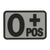 BLOOD TYPE RUBBER PATCH
