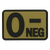 BLOOD TYPE RUBBER PATCH