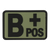 BLOOD TYPE RUBBER PATCH