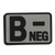 BLOOD TYPE RUBBER PATCH