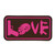TACTICAL LOVE - RUBBER PATCH - FUCHSIA