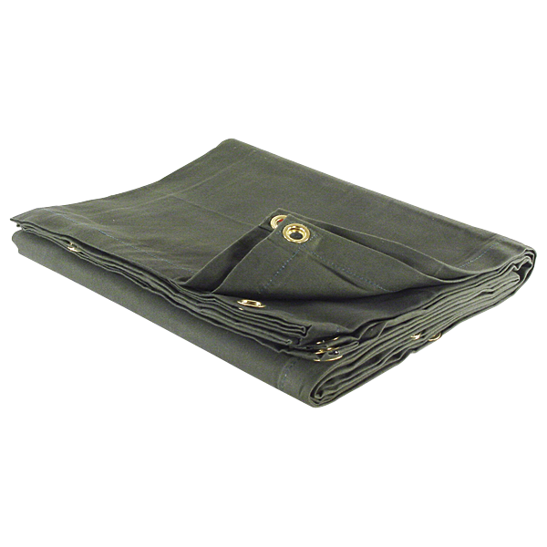 NEW HEAVY DUTY 12 OZ. CANVAS TARPS  HUNTER GREEN/7' X 9'