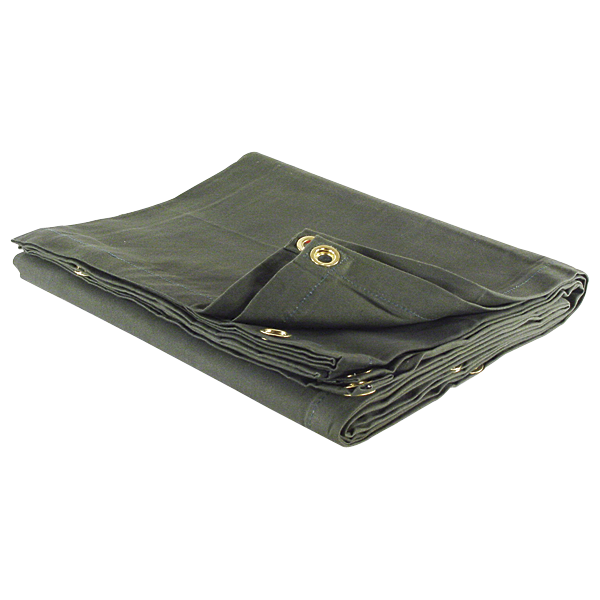NEW HEAVY DUTY 12 OZ. CANVAS TARPS  HUNTER GREEN/10' X 12'