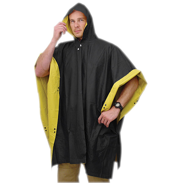 HEAVY-DUTY PONCHO BLACK/YELLOW
