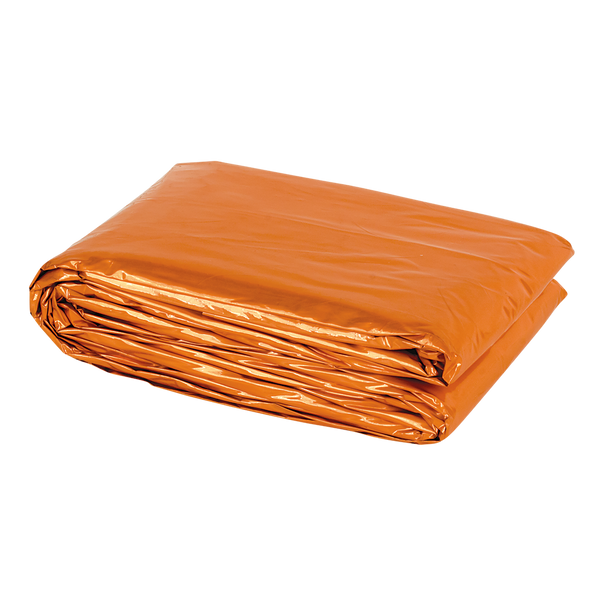 EMERGENCY BLANKET 52" X 84" ORANGE SILVER