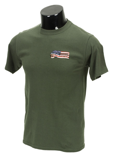 Voodoo Tactical Patriot Banner Ribbon Logo T-Shirt