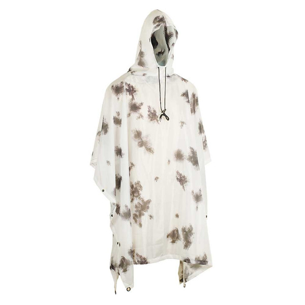 MIL-SPEC PLUS GERMAN STYLE SNOW CAMO PONCHO