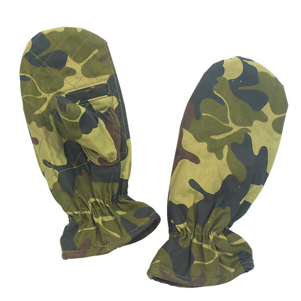 ROMANIAN LINED CAMO MITTENS 3-PACK