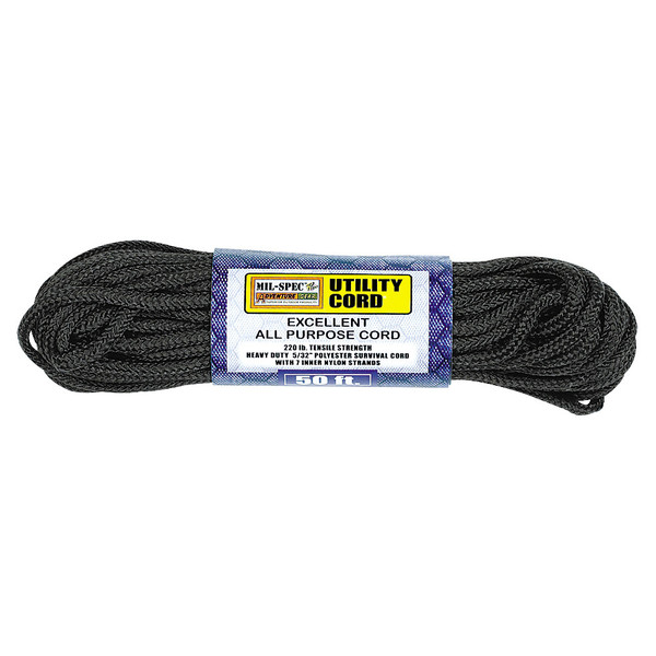 UTILITY CORD 50' POLYESTER CORD WITH 7 INNER NYLON STRANDS