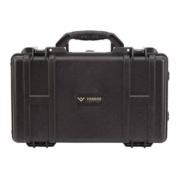 VOODOO TACTICAL MOLDED HARD CASE WITH WHEELS AND RETRACTABLE HANDLE