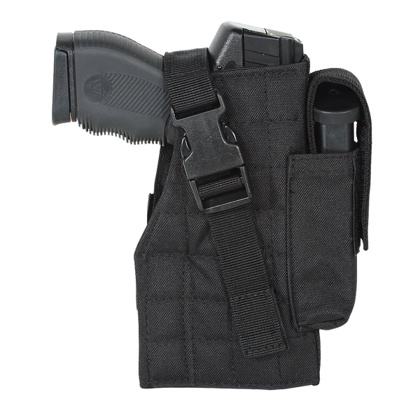 Tactical Molle Holster with Attached Mag Pouch