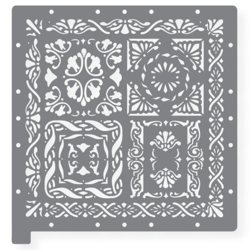 Fiskars ScrapBoss Vintage Themed Stencil Set for Scrapbooking & Crafts