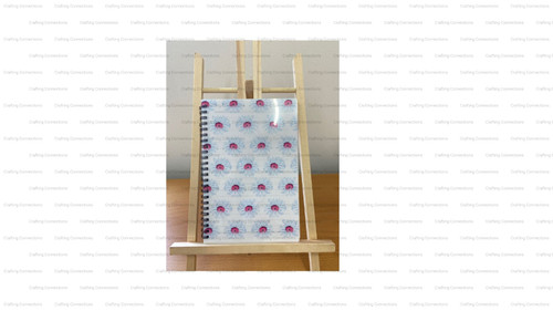 Floral Pattern A5 Lined Spiral Notebook – Watercolour Flower Design