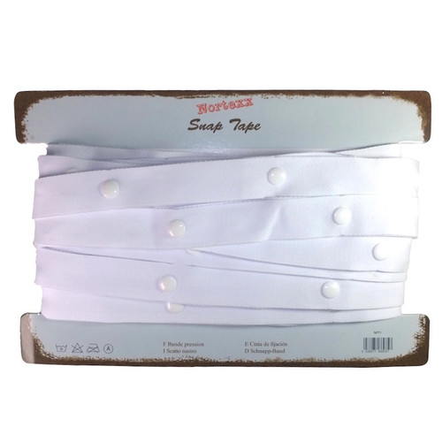 Popper Snap Tape 10cm Spacing per metre