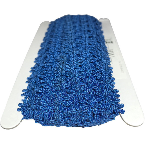 Small Flower Daisy Garland Trim 10mm Wide – Decorative Lace Trim for Sewing, Crafts & Dressmaking
