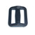 Image shows two black 25mm plastic slider buckles with a 3-bar (tri-glide) design. The sliders are rectangular with three parallel bars allowing for easy adjustment of webbing straps. The plastic has a matte finish and is clearly sized for 25mm width.