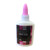 60g bottle of white PVA liquid glue with pink twist-top nozzle, with black label