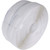 Image shows two rolls of white 50mm (2 inch) stick-in-place hook or loop tape. Showing a roll of loop side and a roll of hook side.