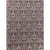 Image shows a brown 100% cotton fabric printed with white snowflake stars in a repeating scattered pattern. The fabric is 137cm wide with a smooth, medium-weight. Photographed from above to give a close up view of the pattern.