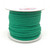 A roll of green strong 4mm braided cotton lacing cord, natural finish, shown coiled neatly on a 30 meter roll.