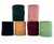 Selection of luxury 10mm velvet ribbons sold by the metre in six colours: black, burgundy, hunter green, dusty rose, gold and sage for sewing, crafts and gift wrapping.