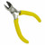 A pair of compact mini side cut pliers with ergonomic handles and sharp angled cutting jaws, designed for precision cutting of jewellery wire, craft materials, and small electronic components.