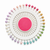 Multi coloured  Pearl Head Pin Rosette – Decorative Pearl Corsage Pin for Floristry, Weddings & Crafts