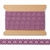Mauve Eyelet Polycotton Trim 25mm – Decorative Eyelet Lace Edging for Sewing & Crafts | Sold by the Metre