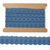 Blue Borderer Trim 40mm Wide – Decorative Woven Sewing Trim for Upholstery, Curtains & Crafts.