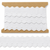 White Broderie Anglaise Lace Trim 50mm Wide – Decorative Broderie Trim for Sewing, Dressmaking & Crafts