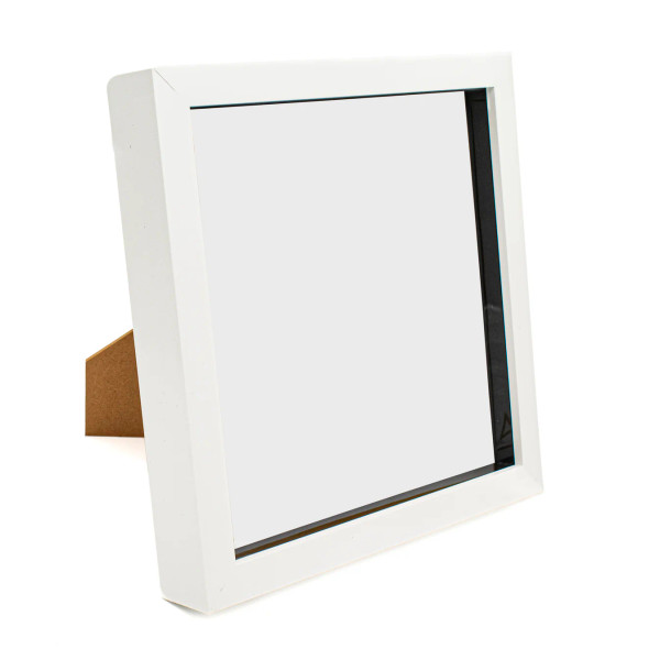 Nicola Spring 8x8in Box Frame - white