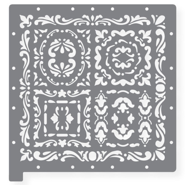 Fiskars ScrapBoss Heritage Themed Stencil Set for Scrapbooking & Crafts