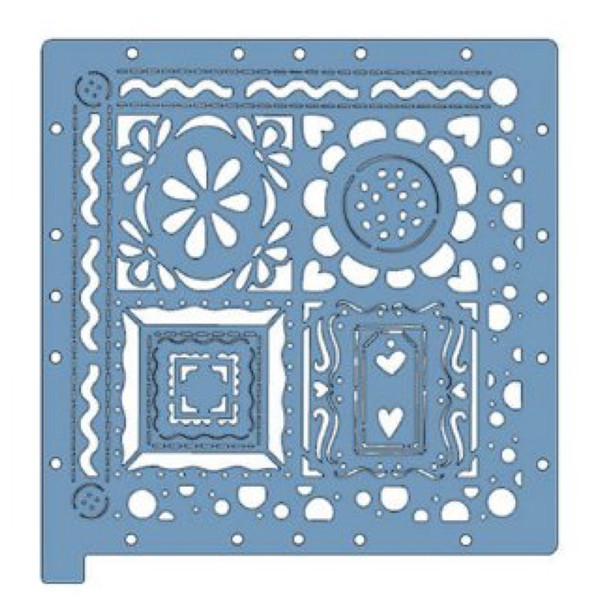 Fiskars ScrapBoss Dreamy Themed Stencil Set for Scrapbooking & Crafts