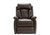 Georgia Power Recliner in Mahogany Grade B leather