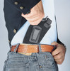 Uncle Mike's Nylon Inside the Pant Holster With Strap Size 15 Large Auto With 4.5" Barrel Right Hand Black 76151
