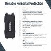 SABRE Stun Gun with Flashlight and Battery Strength Indicator, 1.552 Microcoulombs (C) Charge, 120 Lumen Flashlight, Increased Reliability, Safety Switch, Rechargeable, Compact Design, Black