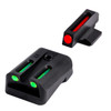 TruGlo TG131K FiberOptic  Black  Red Fiber Optic Front Sight Green Fiber Optic Rear Sight