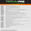 TruGlo TG231X1C Tritium Pro  Black  Green Tritium Orange Outline Front Sight Green Tritium Rear Sight