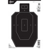 Allen Company EZ Aim Paper Shooting Targets, IPSC Silhouette, Peel Away Target Pad, 12" W x 18" H, 50-Pack, Black/White