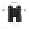 Burris DroptineHD Binocular 8X42mm Green and Gray 300278