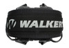 Walkers GWPRSEMTL Razor Slim Electronic Muff 23 dB Over the Head Black Polymer wTeal Accents